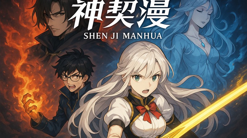 神契漫画主视觉：一页一宇宙的东方奇幻画格
